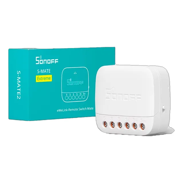 Sonoff Interruptor S-mate2 Control Local Ewelink Con Pila