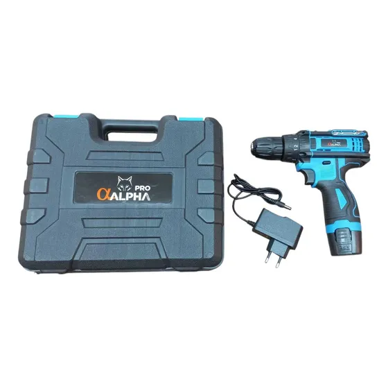 Taladro Ator. Alpha Pro 12v Lithio 1bat+maleta Plast Ta6121k
