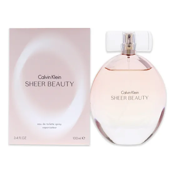Sheer Beauty De Calvin Klein Para Mujer, Aerosol Edt De 100 