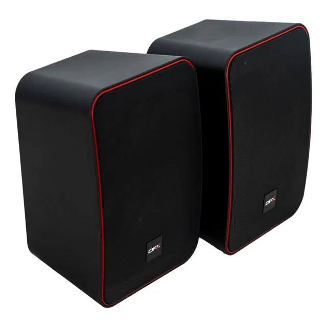 Bafles Dfx Ambiental Negro 6  2 Vías 60w Rms X2 Amb6-b