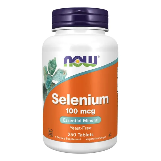 Supplement Now Foods, Selenio, 100 Mcg, 250 Tabletas (paquet