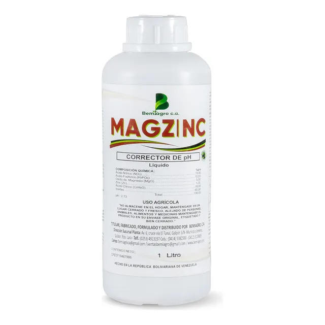 Magzinc Regulador De Ph X 1 Litro