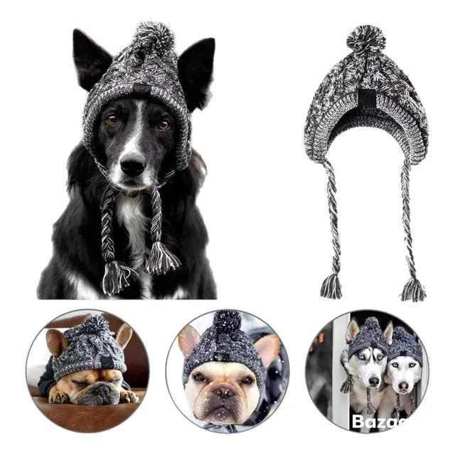 Gorro Para Perros Pasa Montaña Invierno Accesorios Mascota