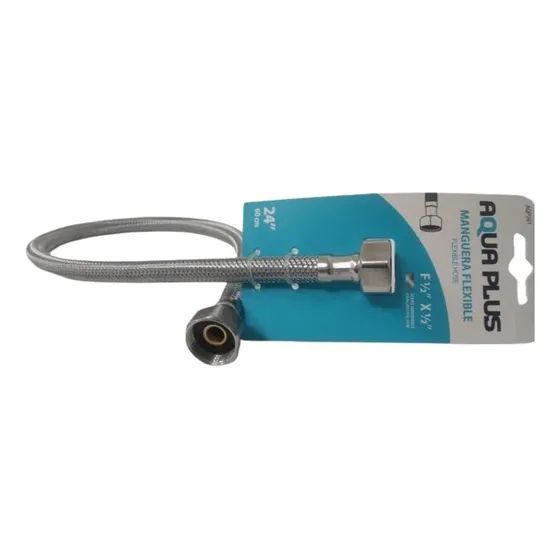 Canilla Flexible Metalica Aqua Plus 