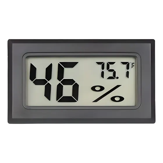 Higrómetro Y Termómetro Digital Lcd + Batería Ag13