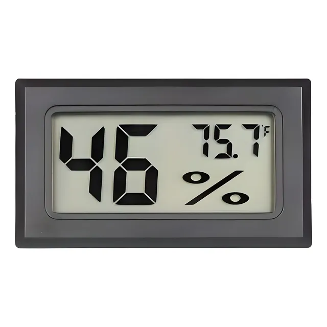 Higrómetro Y Termómetro Digital Lcd + Batería Ag13
