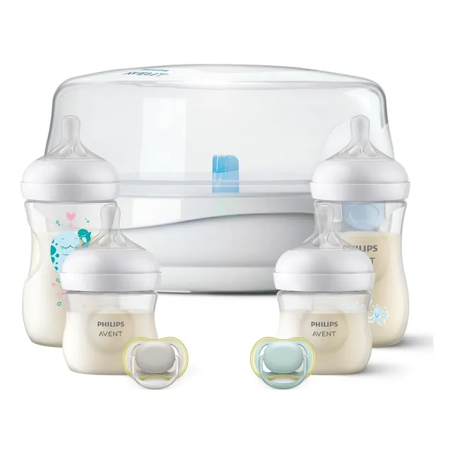 Avent Esterilizador D/microondas C/4 Biberones Y 2 Chupones