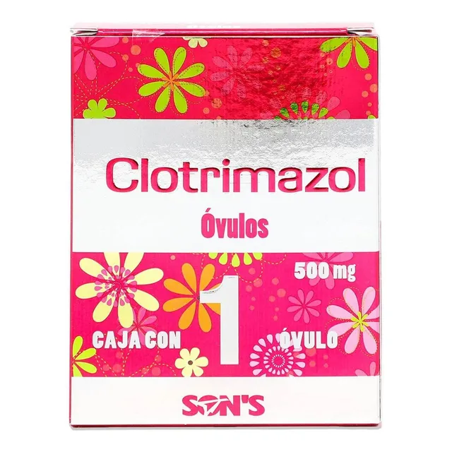Clotrimazol, Caja Con 1 Ovulo De 500 Mg, Sons