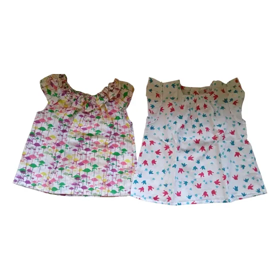 Vestido Epk Corto Algodón Niñas 02 Por Un Precio 