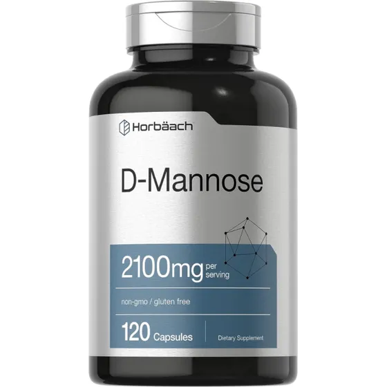 Suplemento D-mannose 120 Capsulas  Horbaach 2100 Mg