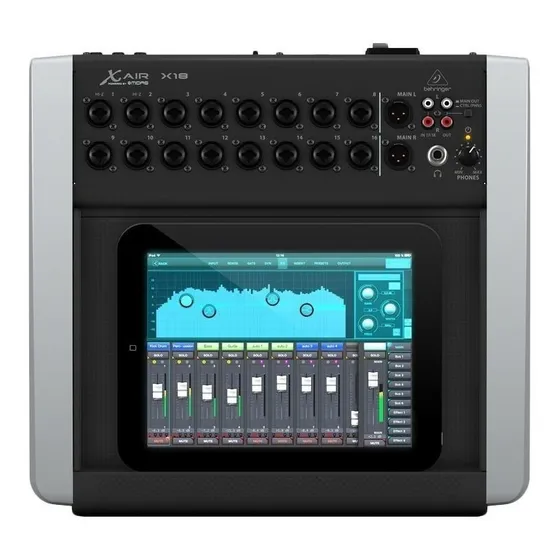 Mesa De Som Digital Com Tela Behringer X18 Xair Wifi 
