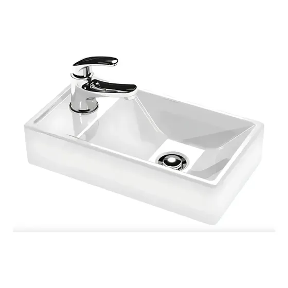 Lavamanos  Blanco De Sobreponer Nappo 41x23cm