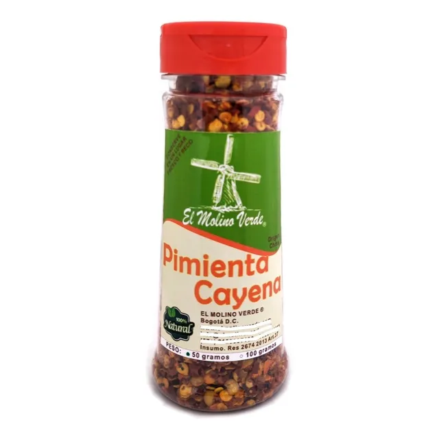 Pimienta Cayena Escamas 50gr