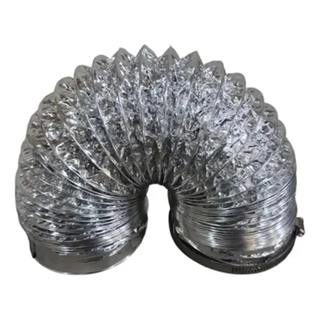 Ducto Flexible P/secadora De Aluminio 10cm X 5m 4 Pulgada