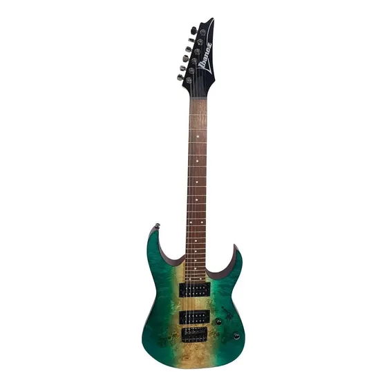 Guitarra eléctrica Ibanez RG Standard RG421 superstrato de álamo/meranti caribbean shoreline flat con diapasón de jatoba