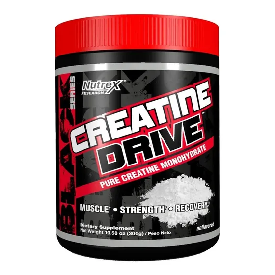 Creatine Drive Nutrex Research 300 Gr Creatina Pura Monohidratada Sabor Sin sabor