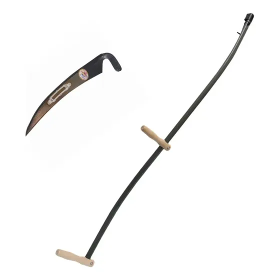 Kit Gadanho Alfange + Cabo Em Metal - Foice 20 Pol