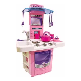 Big Cozinha Infantil Completa Kit Brinquedo Fogão Criança Big Cozinha Infantil Completa Kit Brinquedo Fogão Criança