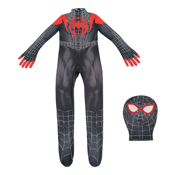 Miles Morales - Disfraz De Spiderman Para Niños Halloween