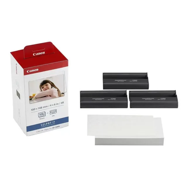 Papel Canon KP-108 pulgadas | Impresoras Canon Selphy KP108 pulgadas