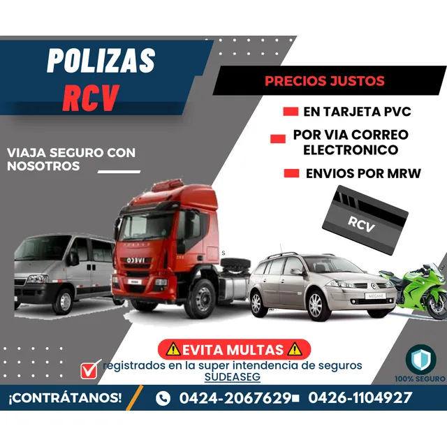 Seguro De Poliza Rcv