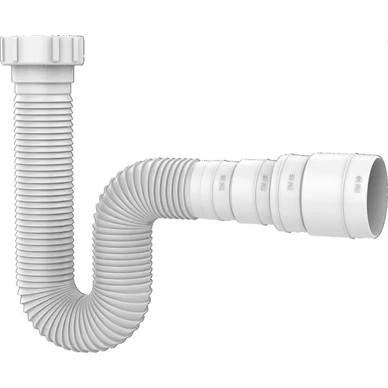 Sifón Corrugado Extensible Desagüe Baño Cocina Delsur