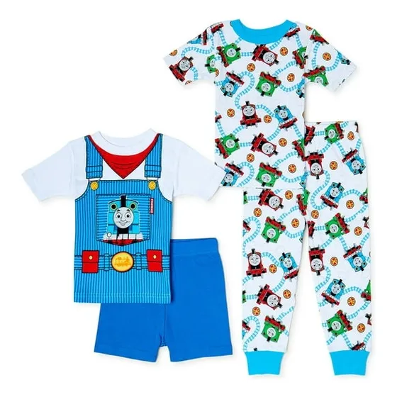 Pijama Niños 4 Piezas Thomas Y Sus Amigos Importadas