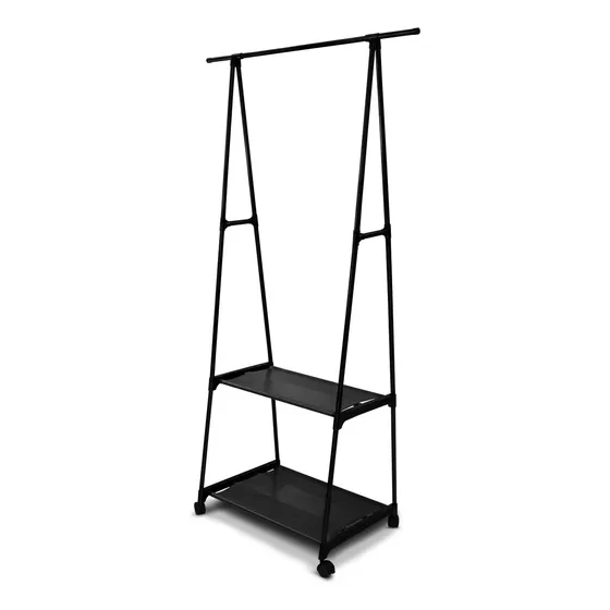 Perchero Colgador Ropa Ruedas Estante Triangular 55x42x160cm