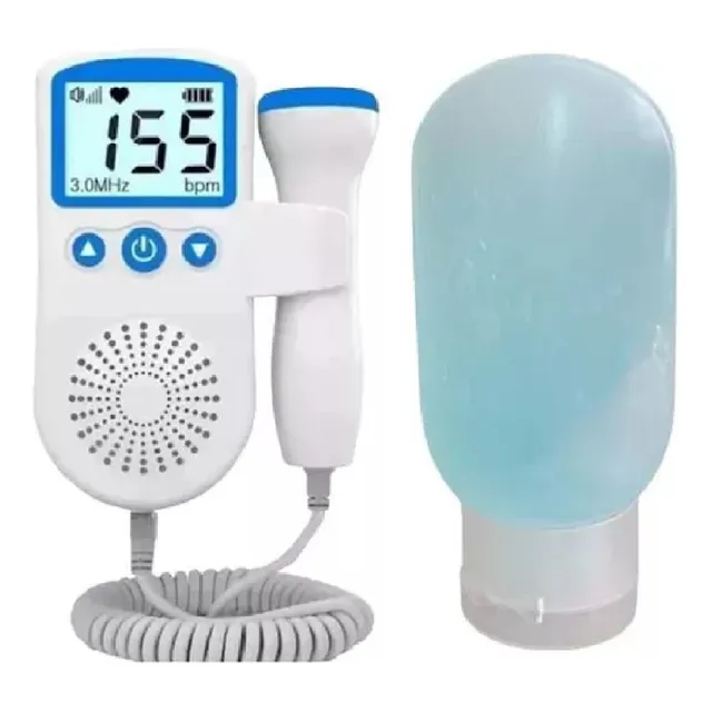 Doppler Fetal Ultrasonido Monitor De Latidos Mas Gel Ultraso