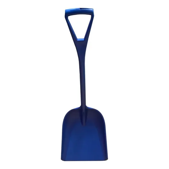 Pala Sanitaria De Plástico Grande Antichispas Uso Rudo Color Azul