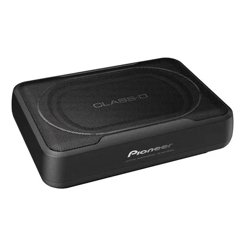 Subwoofer Slim Amplificado Pioneer Bajo Asiento Ts Wx 130 Ea Color Negro