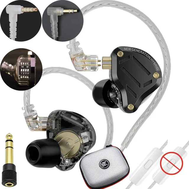 Audífonos Kz Zs10 Pro 2 Tuneables Con Micrófono Monitores