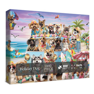 Rompecabezas Divertido Para Perros De Playa, Rompecabezas De Rompecabezas Divertido Para Perros De Playa, Rompecabezas De
