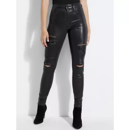 Jeans Guess 1981 Metallic Skinny Bmtw Negro
