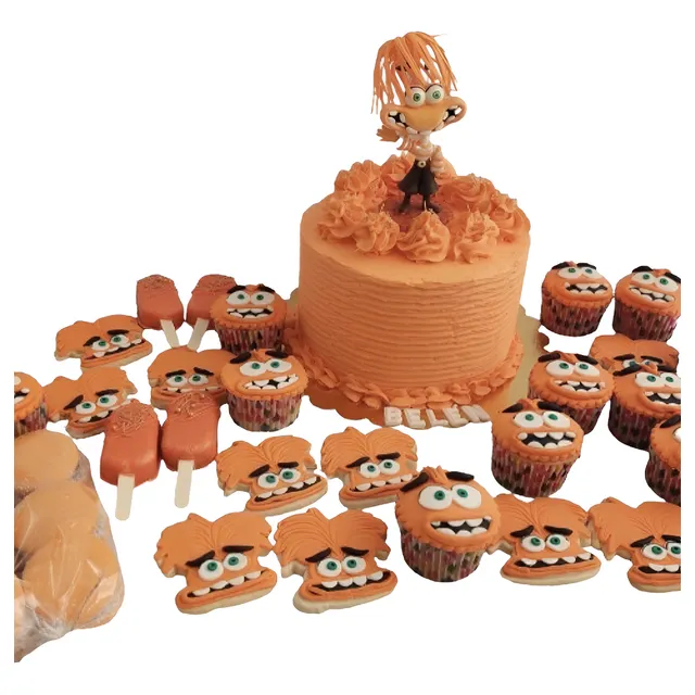 Mesa Dulce: Torta, Cupcakes, Cookies, Ice Pops. Para 20 Pers
