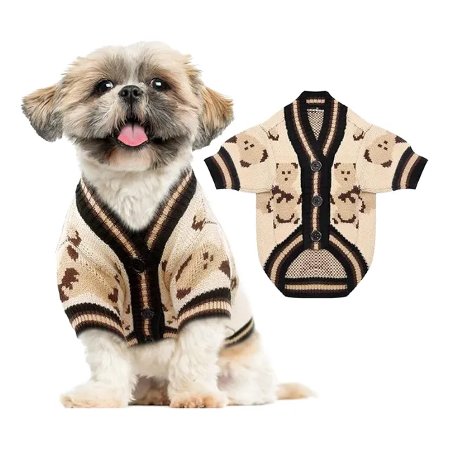 Ropa Para Perros Pequeños, Lindos Cárdigans De Oso