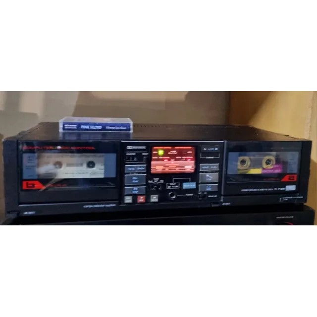 Deck Sansui D-75w Doble Cassette Deck Japonés 