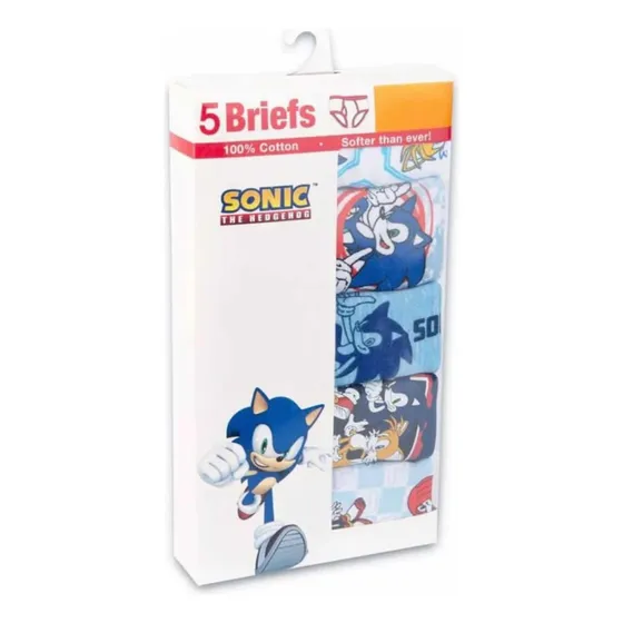 Ropa Interior De Sonic Para Niños.