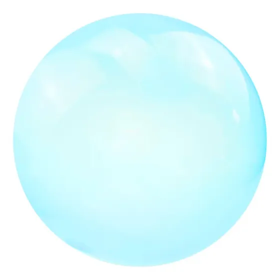 Bola Azul Inflável Bolha Infantil Com Pino Elastica Castela