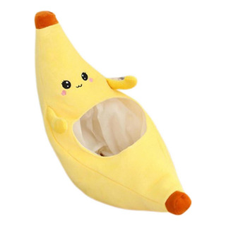 A*gift Banana Hat Photo Prop Head Warmer Headwear Para Mujeres A*gift Banana Hat Photo Prop Head Warmer Headwear Para Mujeres