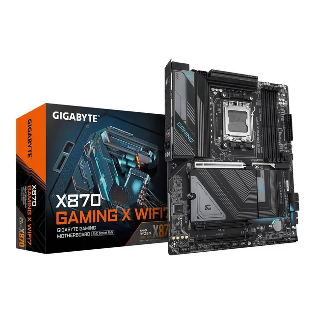 Placa Madre Gigabyte X870 Gaming X Wifi7 Color Gris