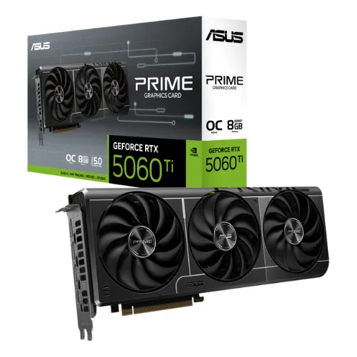 Tarjeta De Video Asus Prime Nvidia Rtx 5060 Ti Oc 8gb Gddr7