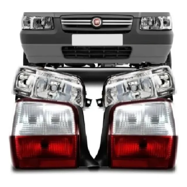 Kit Optica Fiat Uno Fire + Faros Traseros 2004/2014 Original