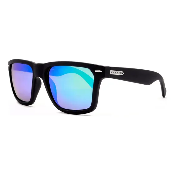 Anteojos De Sol Rusty Bruk Verde Espejado Lentes Mblk Mate
