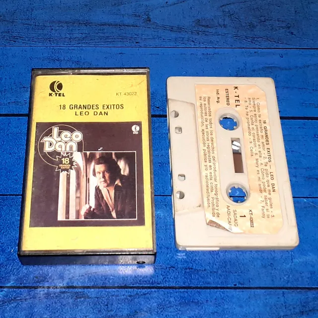 Leo Dan 18 Grandes Exitos Cassette Arg Maceo-disquería