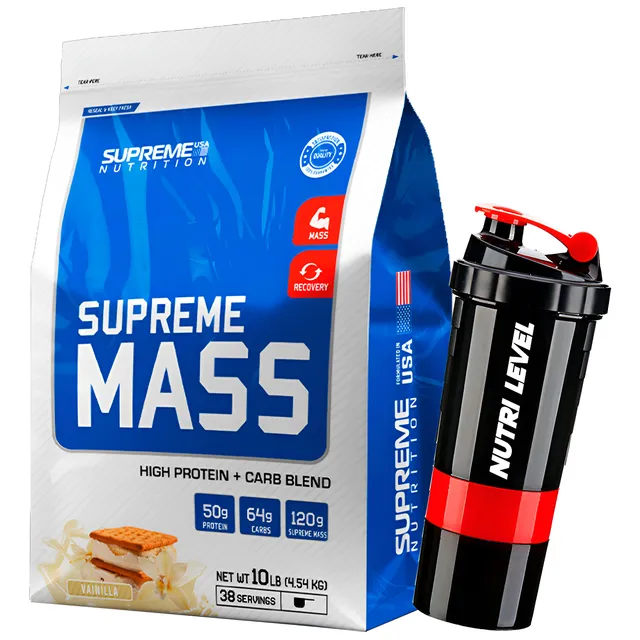 Supreme Mass 10 Lb - Supreme Nutrition Vainilla