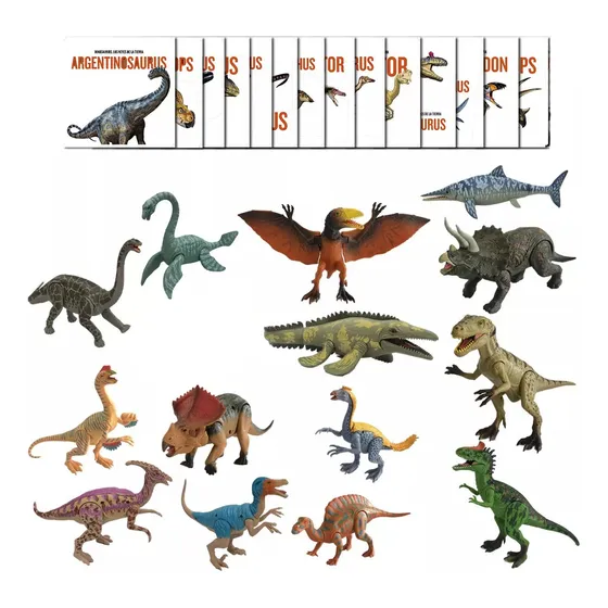 Dinosaurios Reyes De La Tierra  X 14 Dinos