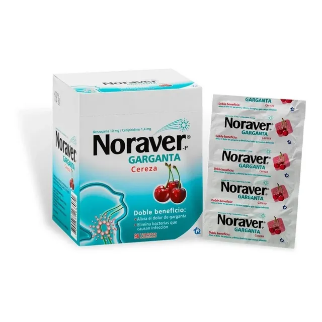 Noraver Garganta X 96 Tabletas