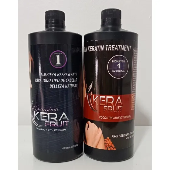Kit Keratina Kera Fruit Cocoa Original De Litro