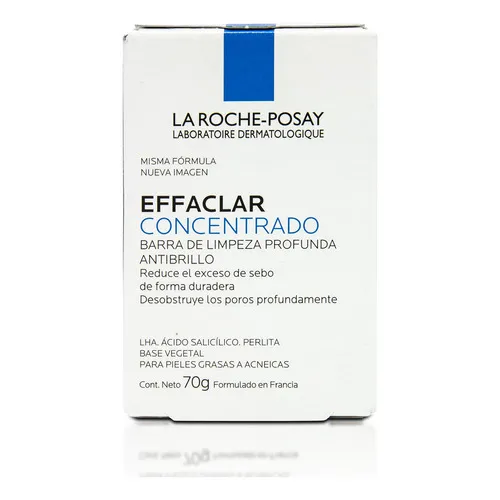 La Roche Posay Effaclar Pan Barra Jabón Anti Acné X 70 Gr